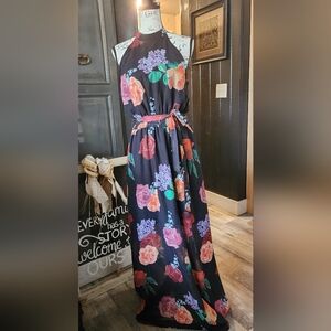 ChicMe Vibrant Floral Maxi Dress